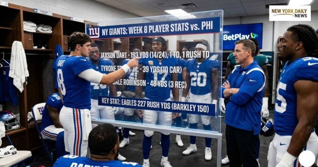New York Giants vs Philadelphia Eagles Match Player Stats